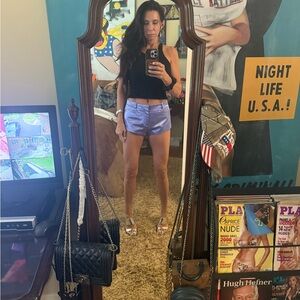 Tom Ford Low Waist Purple short Shorts with Streamlined Design